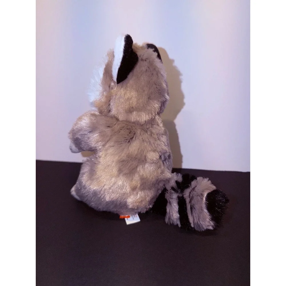 Wild Republic Raccoon Soft Plush Stuffed Animal Realistic Woodland Toy